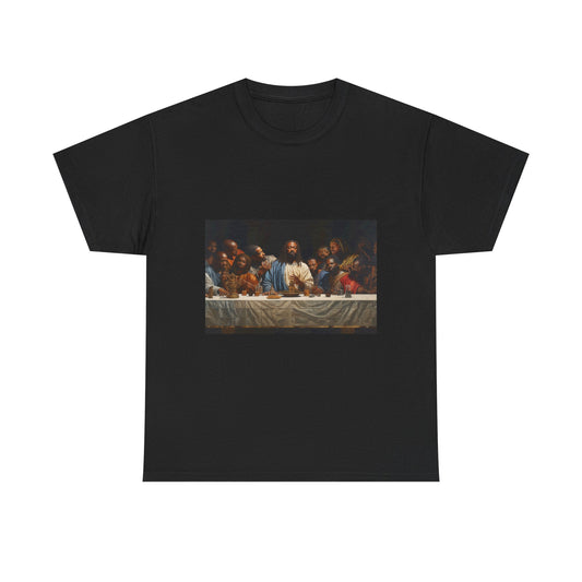 Black Jesus Last Supper Tee African American Art