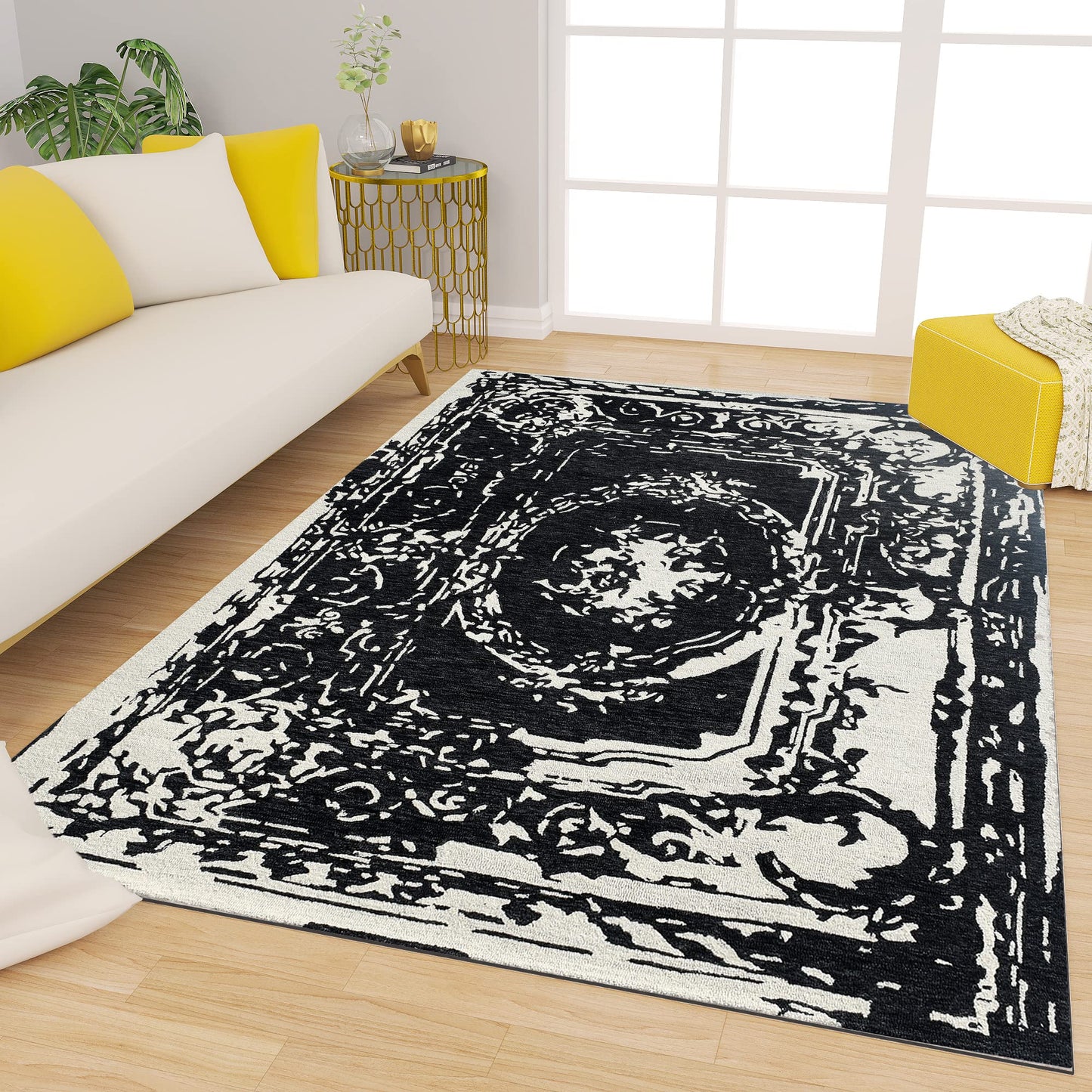 Premium Hand-Tufted Rug Made of 100% Wool - Giovanni - 5x8 Feet