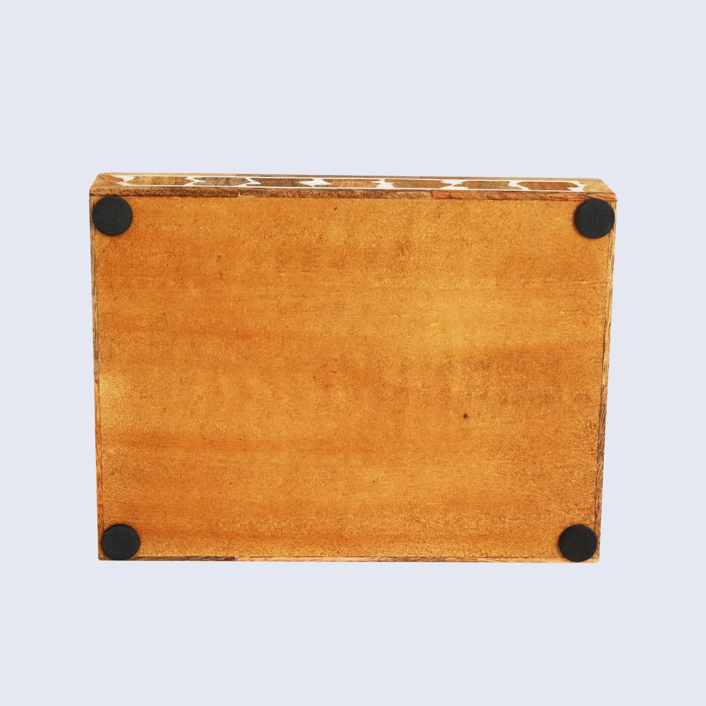 Kept Safari Pattern Decorative Storage, Resin Inlay & Wood in 7 Sizes, Brown-White