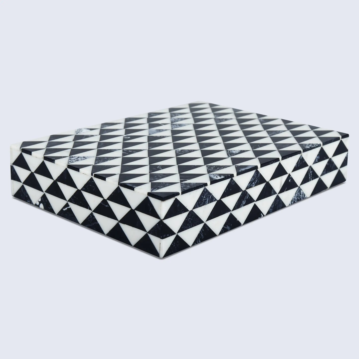 Marquet Prism Resin Inlay Decorative Storage Box
