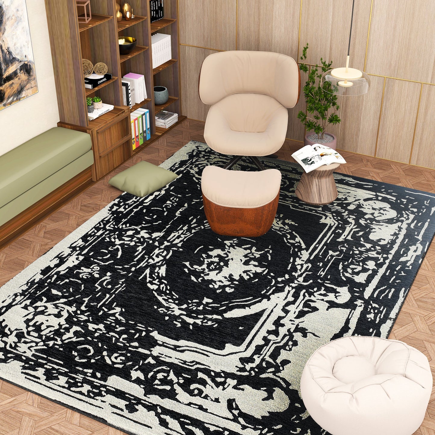 Premium Hand-Tufted Rug Made of 100% Wool - Giovanni - 9x12 Feet