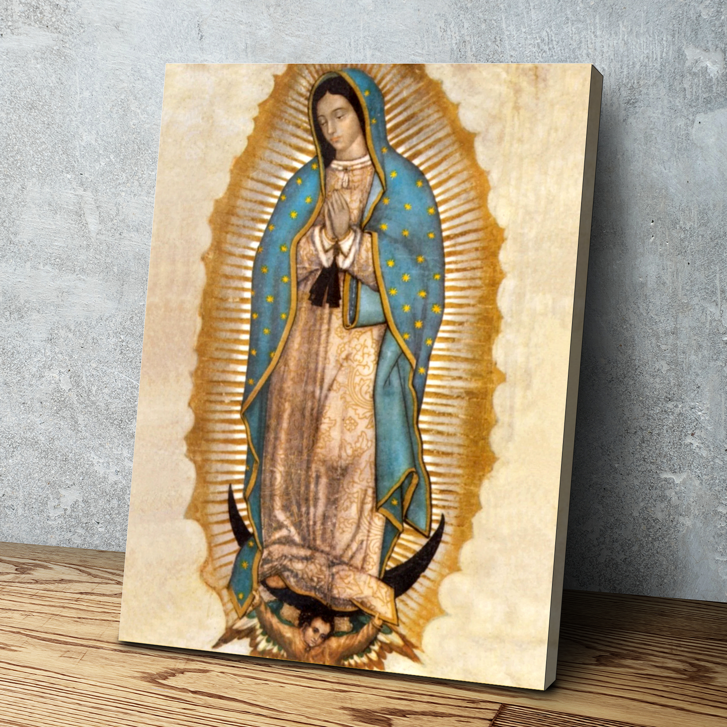 Our Lady Of Guadalupe Virgin of Guadalupe Art Print Portrait Vintage Poster Canvas Wall Art Décor Gift
