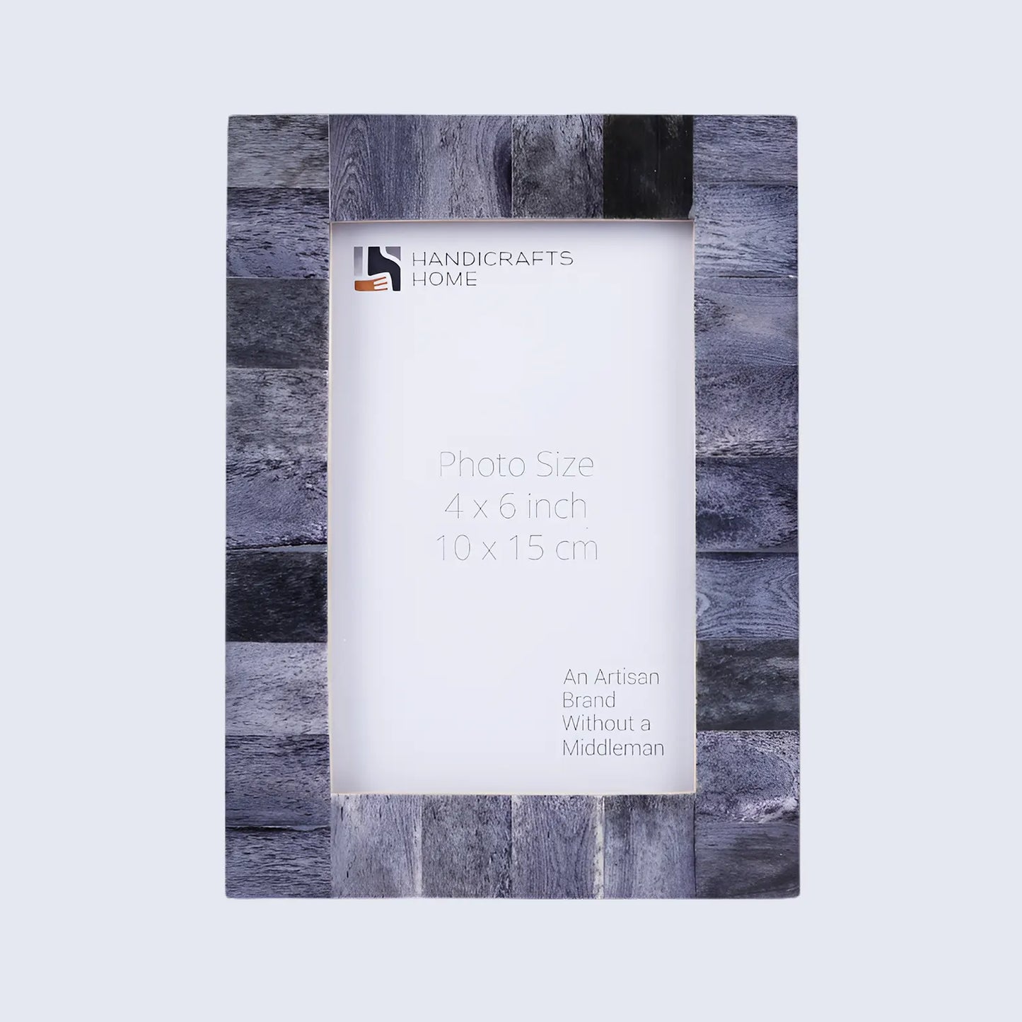 Picture Frames Classic Collection Bone Inlay in 4x6 | Border Width 1" | 4 Colors
