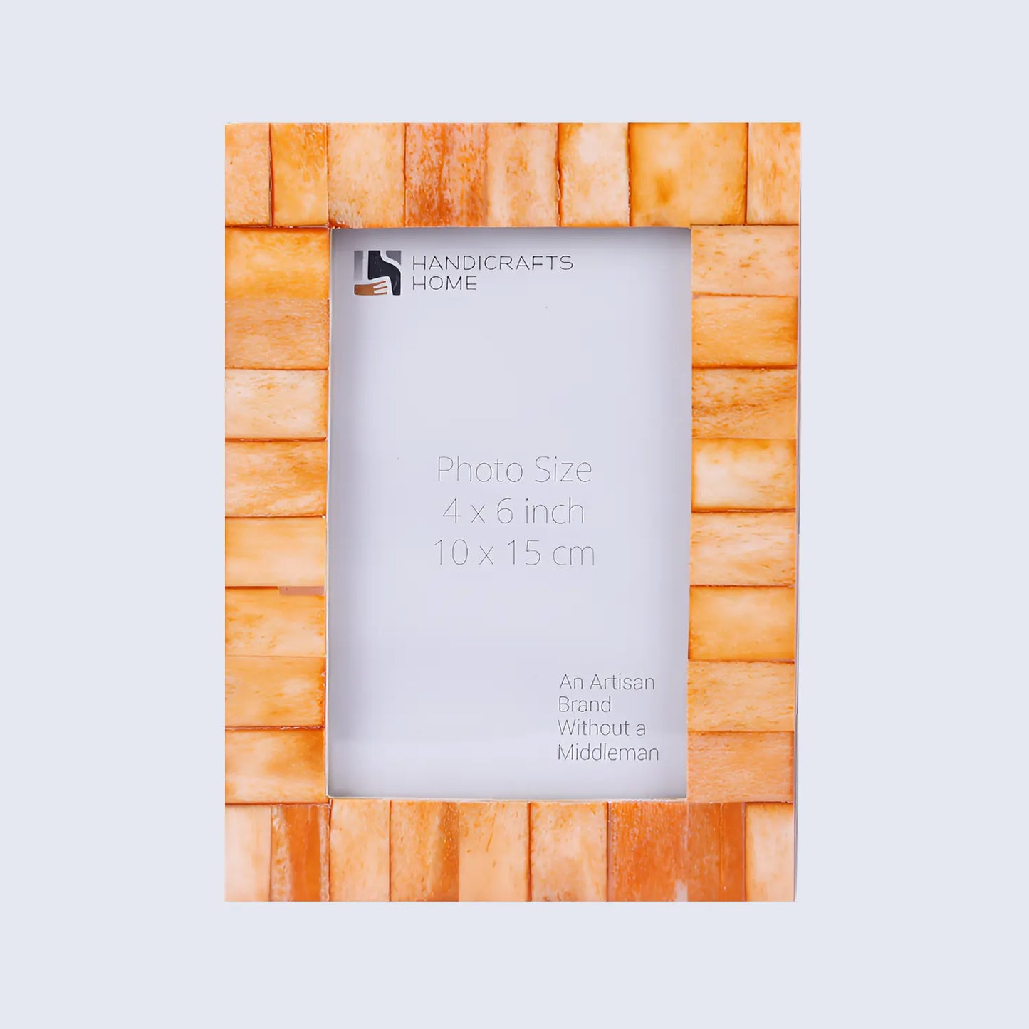 Picture Frames Classic Collection Bone Inlay in 4x6 | Border Width 1" | 4 Colors