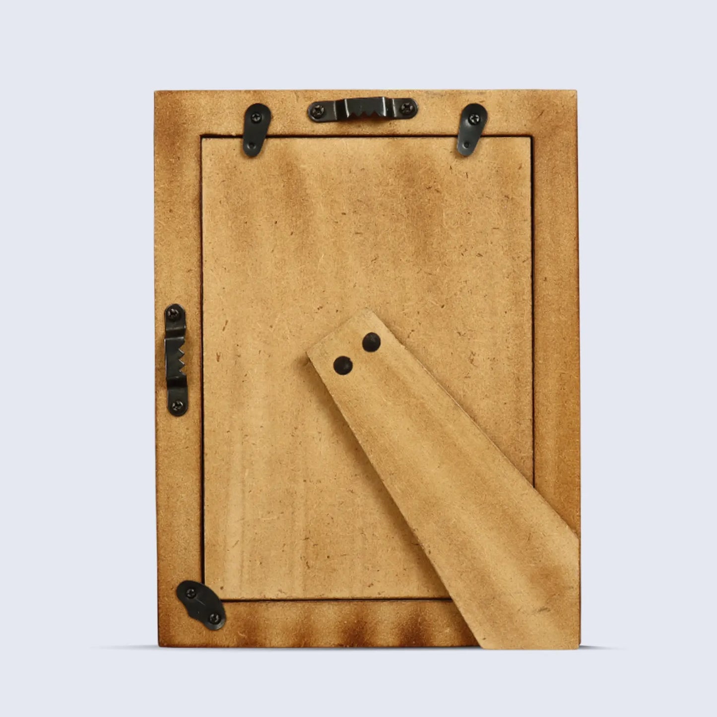 Horn Inlay Shagrin Picture Photo Frames Brown, 4x6 5x7