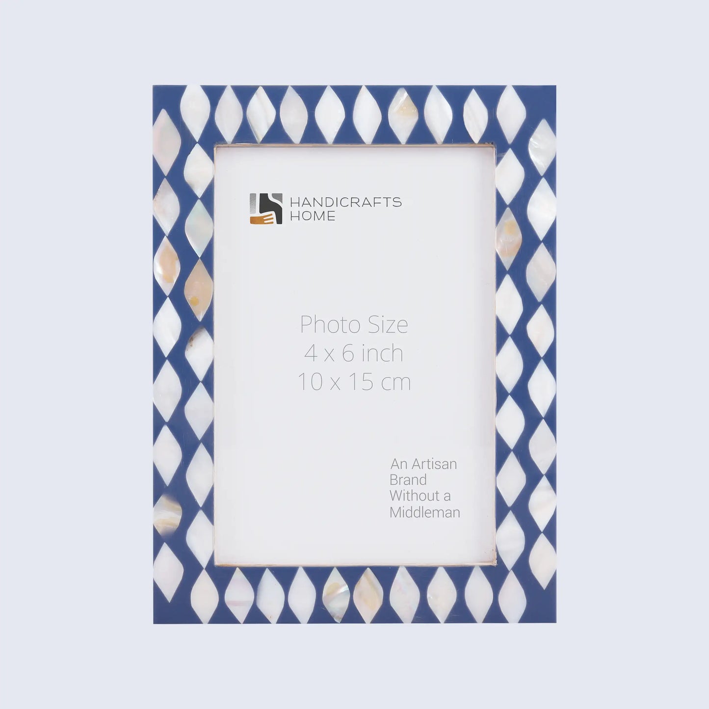 Picture Frames Avant Drops Pattern Mother of Pearl & Resin Collection in 3 Sizes