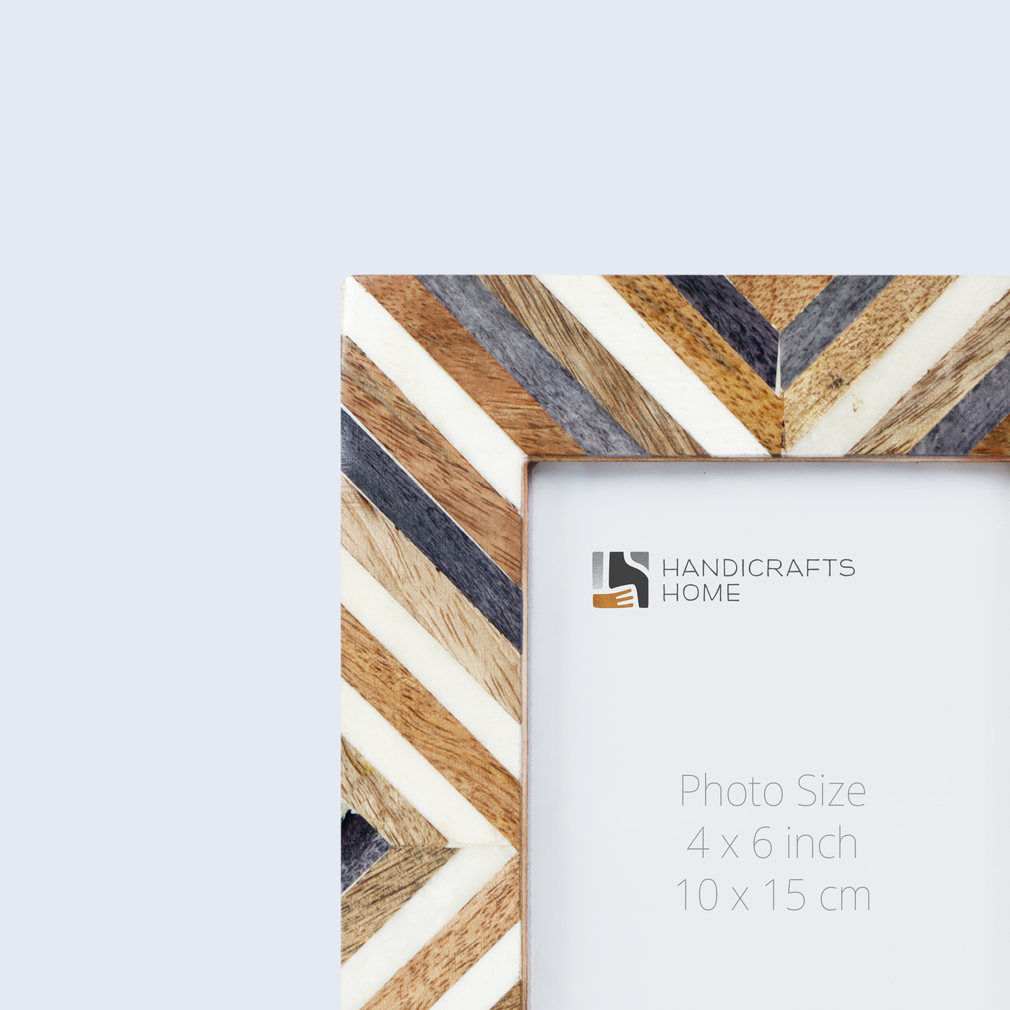 Picture Frames Hypno Daze Pattern Bone & Resin Inlay Collection in 3 Sizes