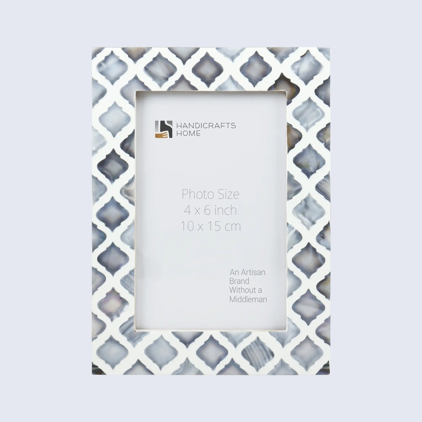 Picture Frames Moor Sky Pattern Mother of Pearl & Resin Collection in 3 Sizes