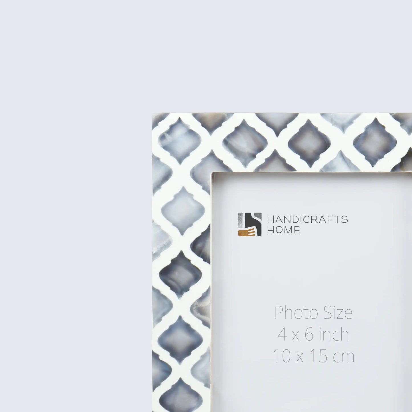 Picture Frames Moor Sky Pattern Mother of Pearl & Resin Collection in 3 Sizes
