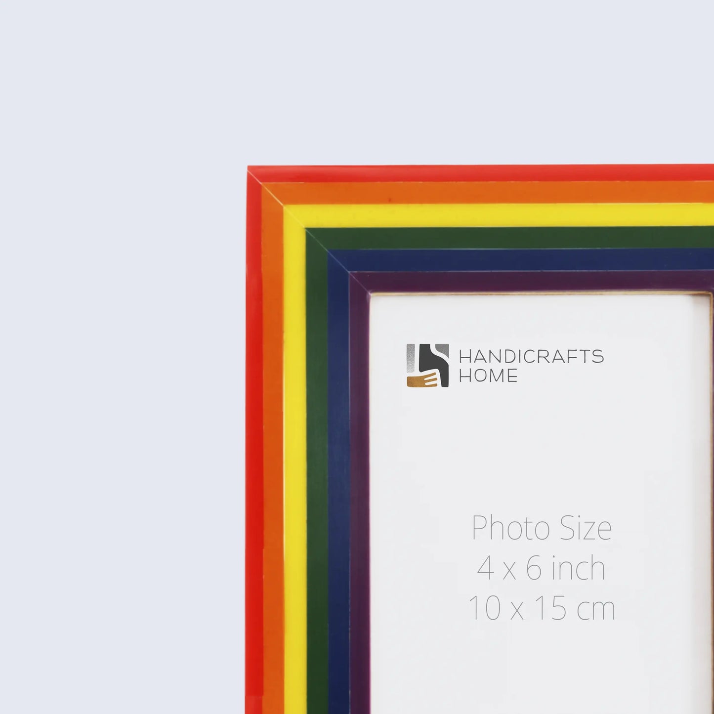 Picture Frames Spectrum Pride Pattern Resin Inlay Collection in 3 Sizes