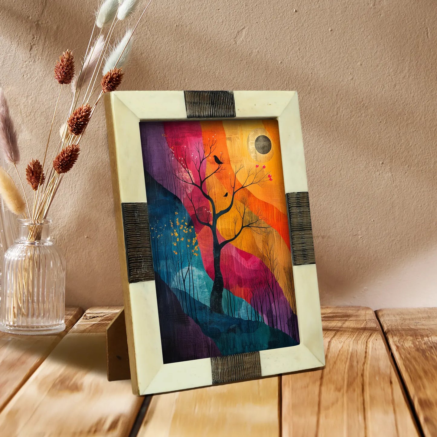 Picture Frames Sea Siren Teles Bone & Horn Inlay Collection in 2 Sizes