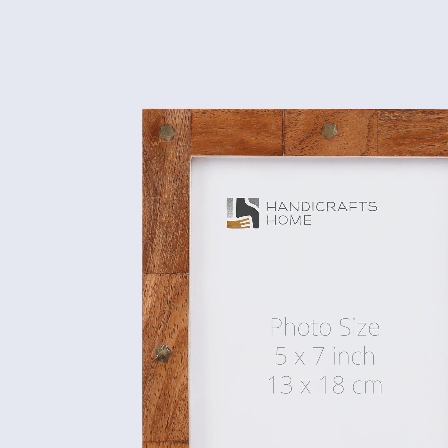 Picture Frames Starwood Brass & Wooden Collection in 3 Sizes
