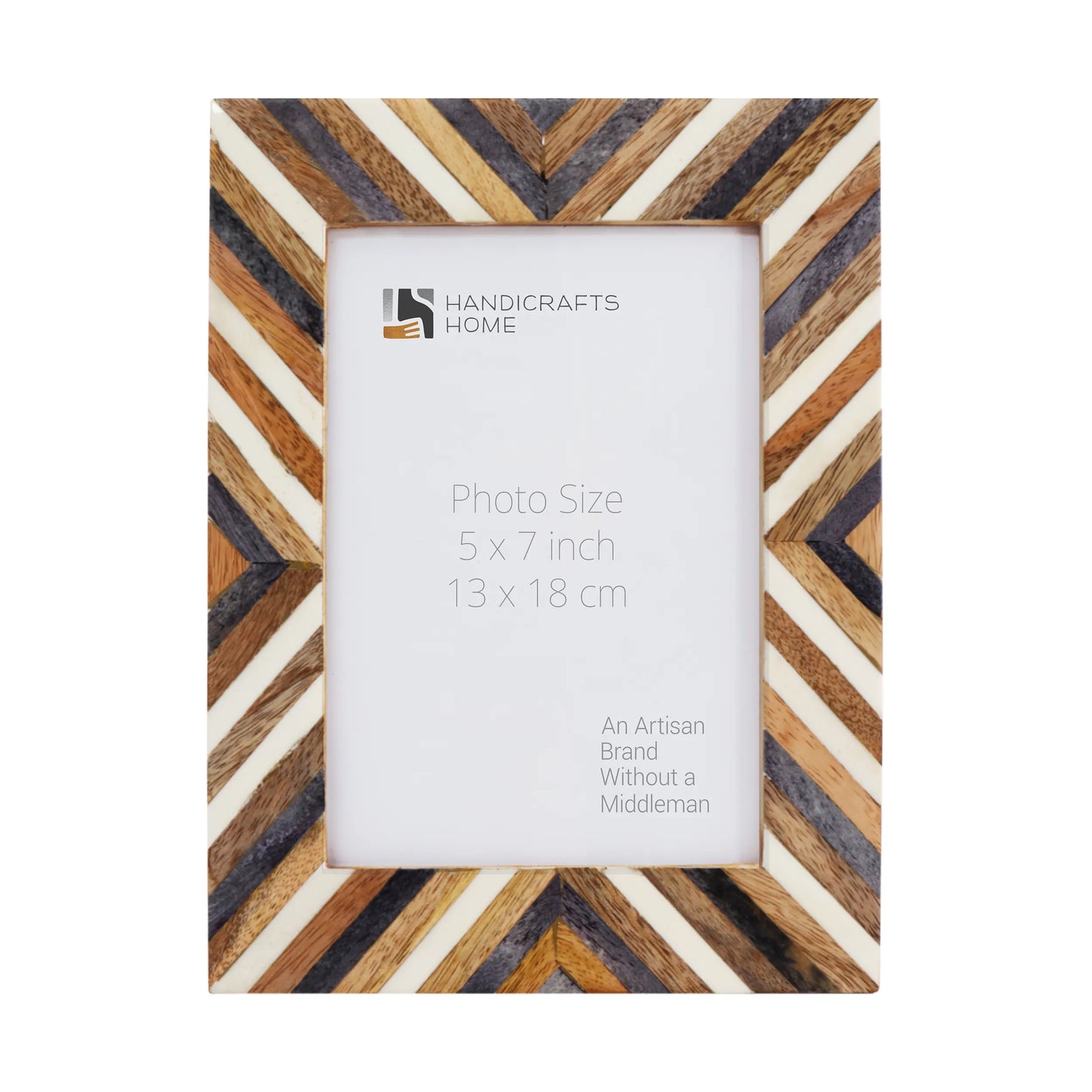 Picture Frames Hypno Daze Pattern Bone & Resin Inlay Collection in 3 Sizes