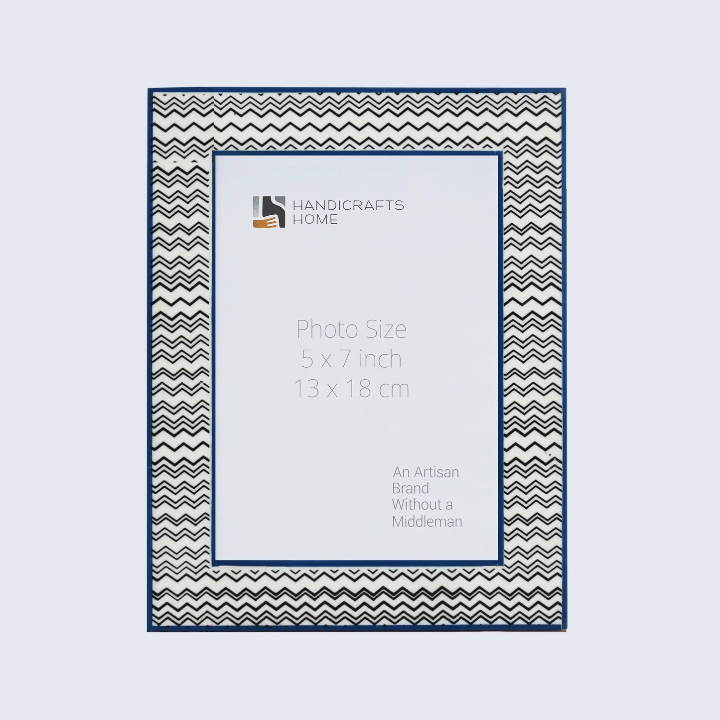 Picture Frames Rhythm Waves Pattern Resin Inlay Collection in 3 Sizes