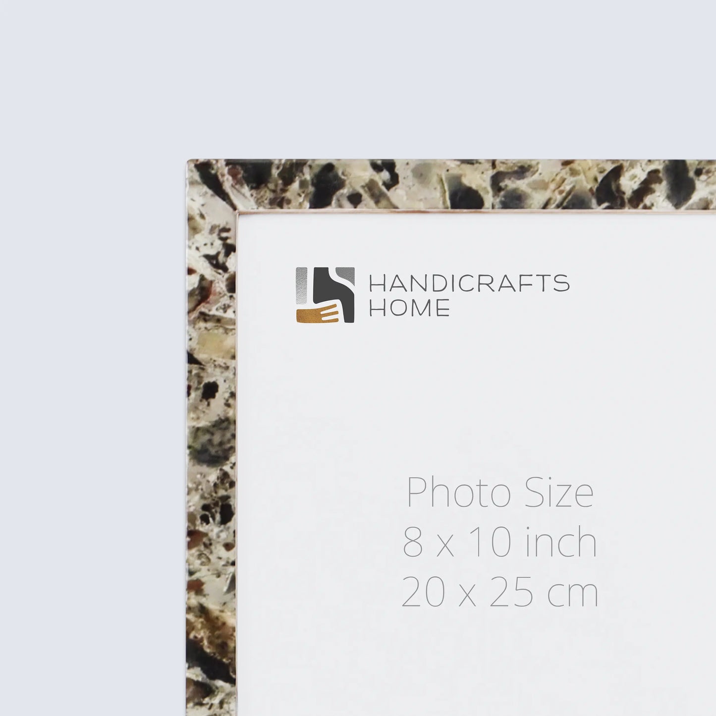Picture Frames Rare Earth Corsica Pattern Resin Inlay Collection in 3 Sizes