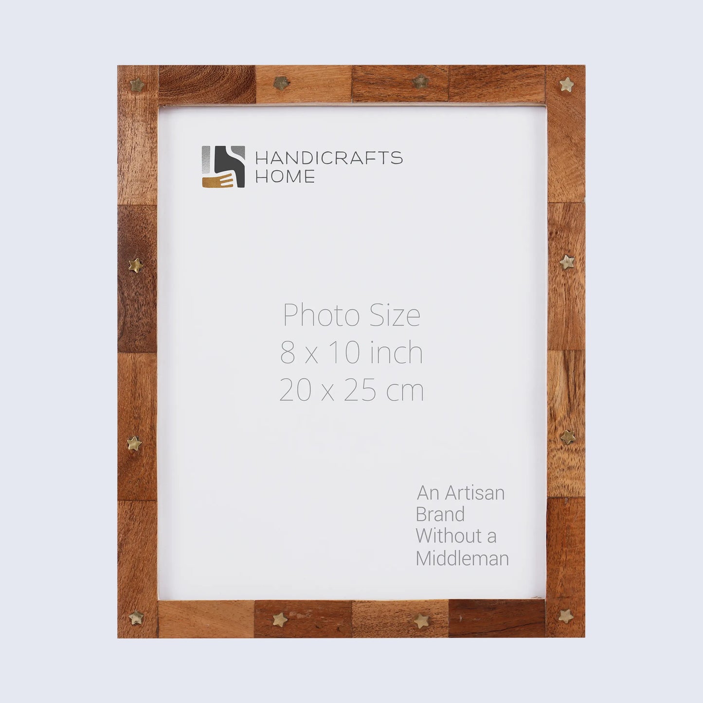 Picture Frames Starwood Brass & Wooden Collection in 3 Sizes