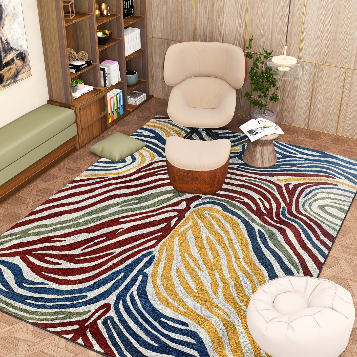 Premium Hand-Tufted Rug Made of 100% Wool - Savanna - 8x10 Feet