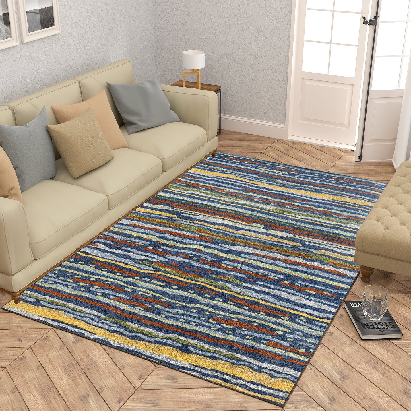 Premium Hand-Tufted Rug Made of 100% Wool - Spring Coast - 3x5 Feet