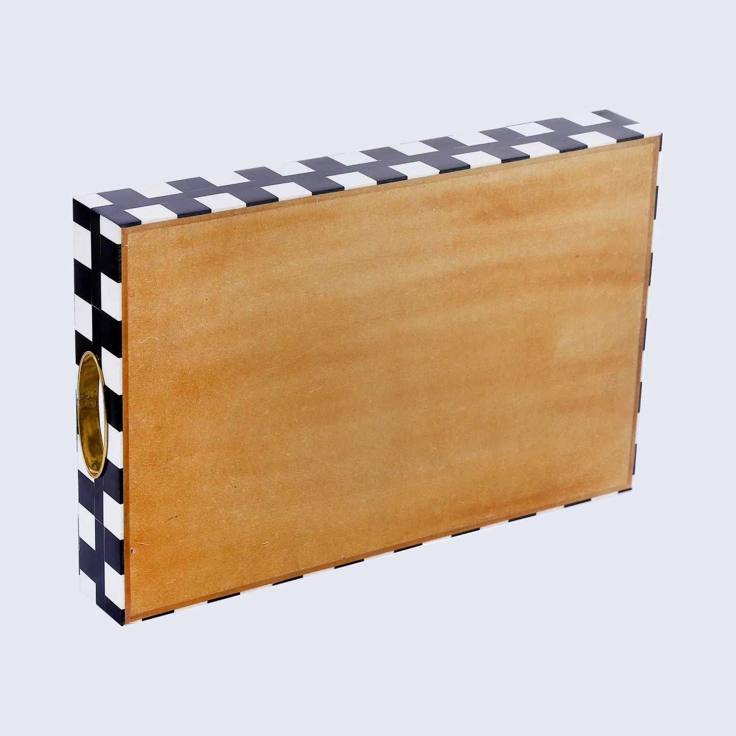 Decorative Tray Optique Pixel Pattern Resin Inlay Collection in 11x17