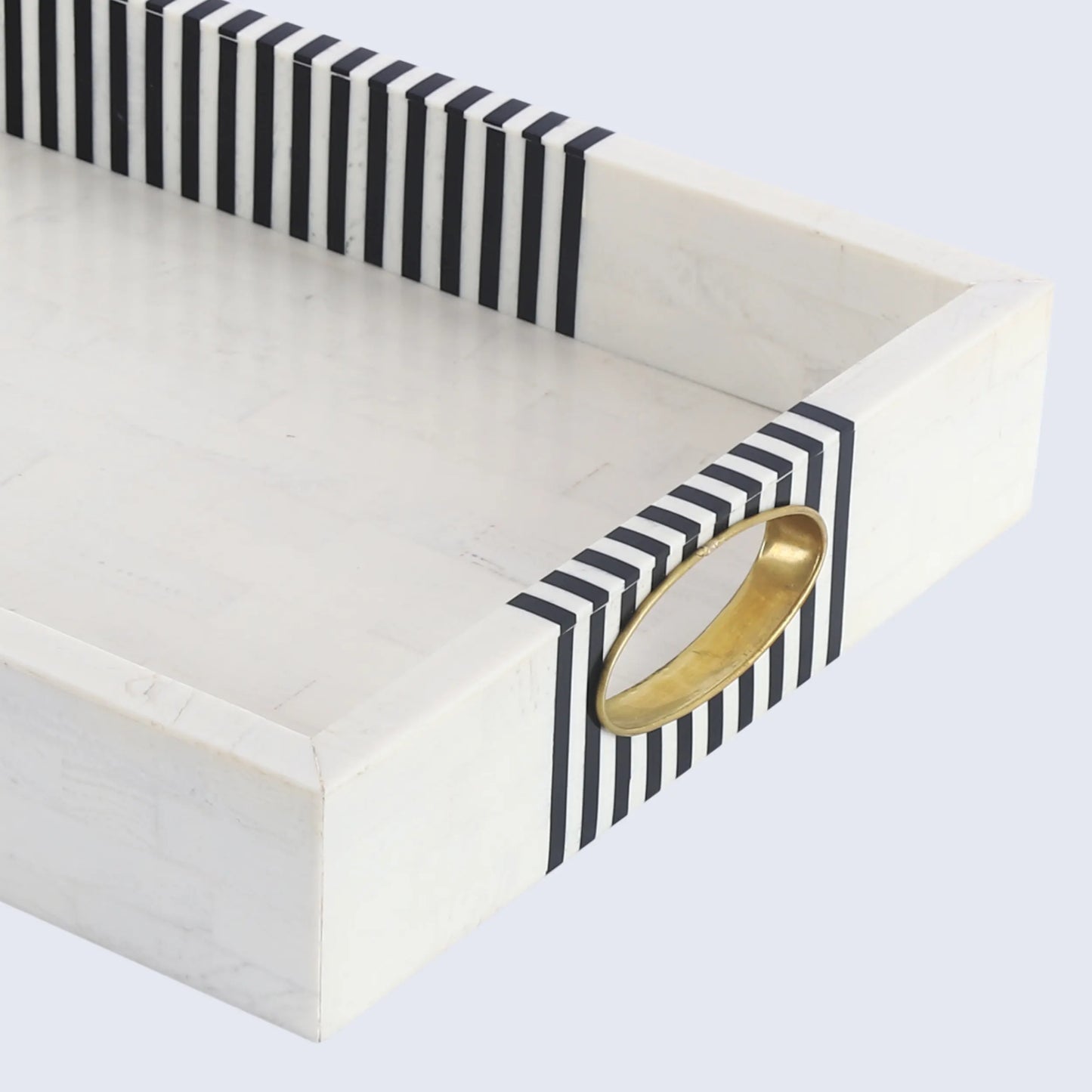 Decorative Tray Optique Reflect Pattern Resin Inlay Collection in 11x17