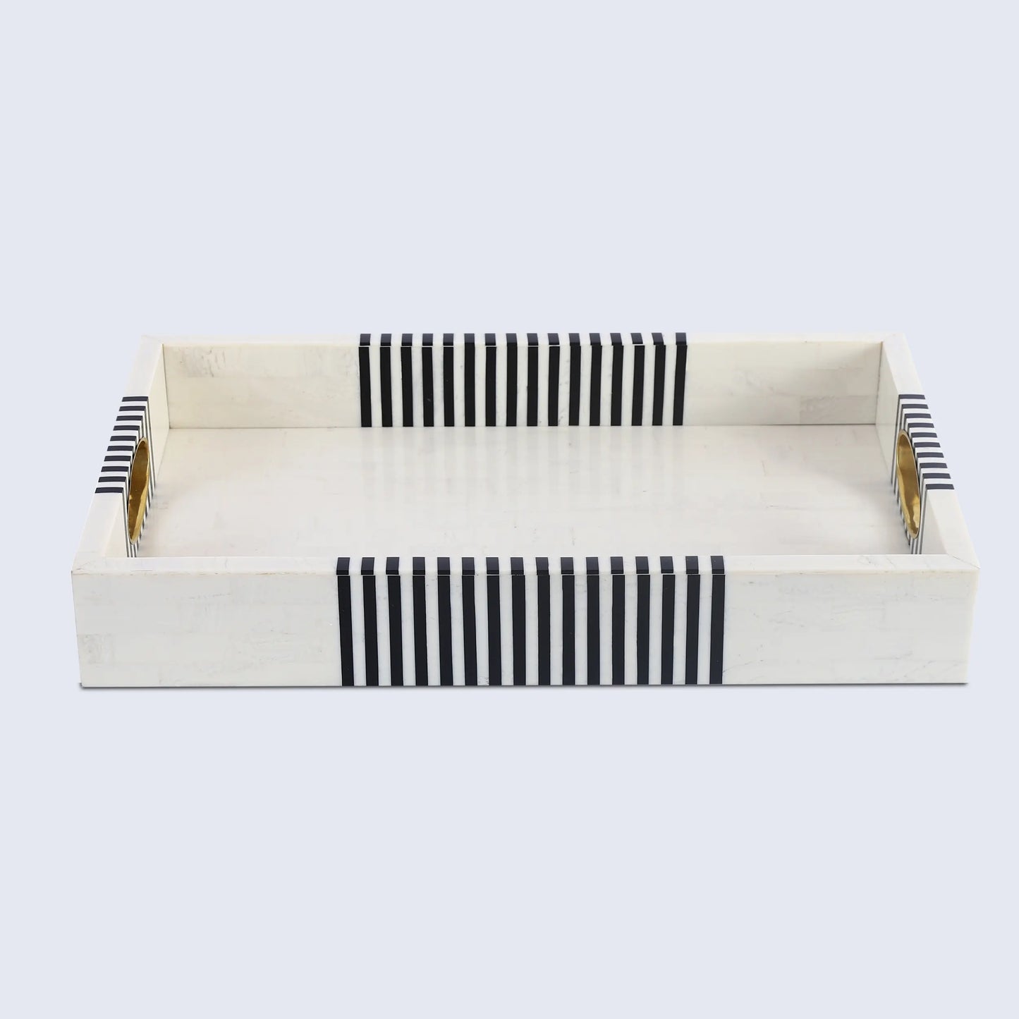 Decorative Tray Optique Reflect Pattern Resin Inlay Collection in 11x17