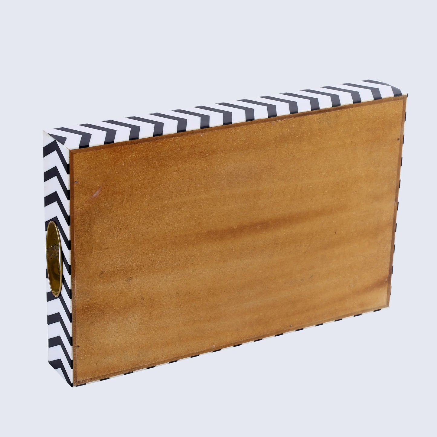 Decorative Tray Optique Safari Pattern Resin Inlay Collection in 11x17