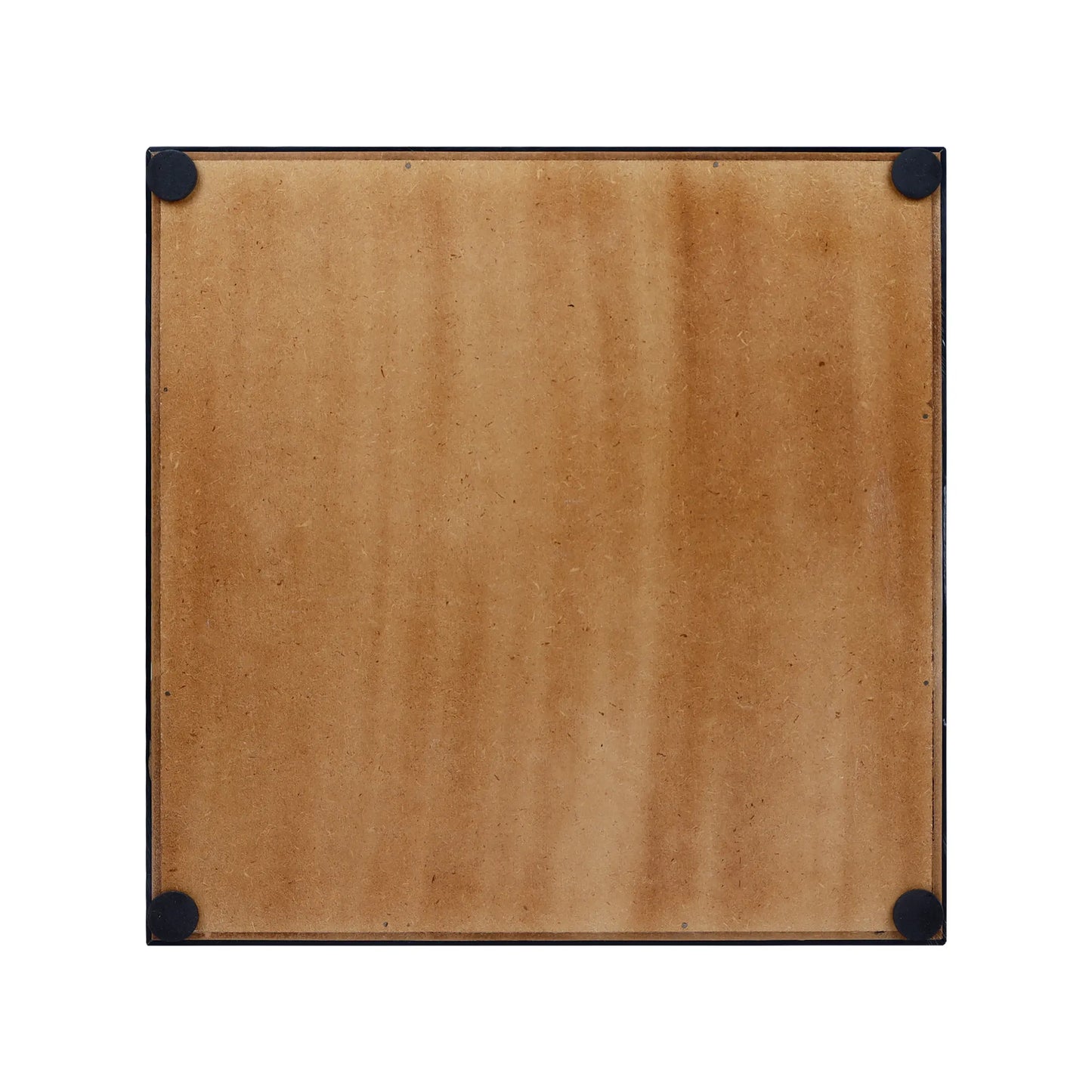 Decorative Tray Illusion Optic Pattern Resin Inlay Collection in 12x12, Black & White