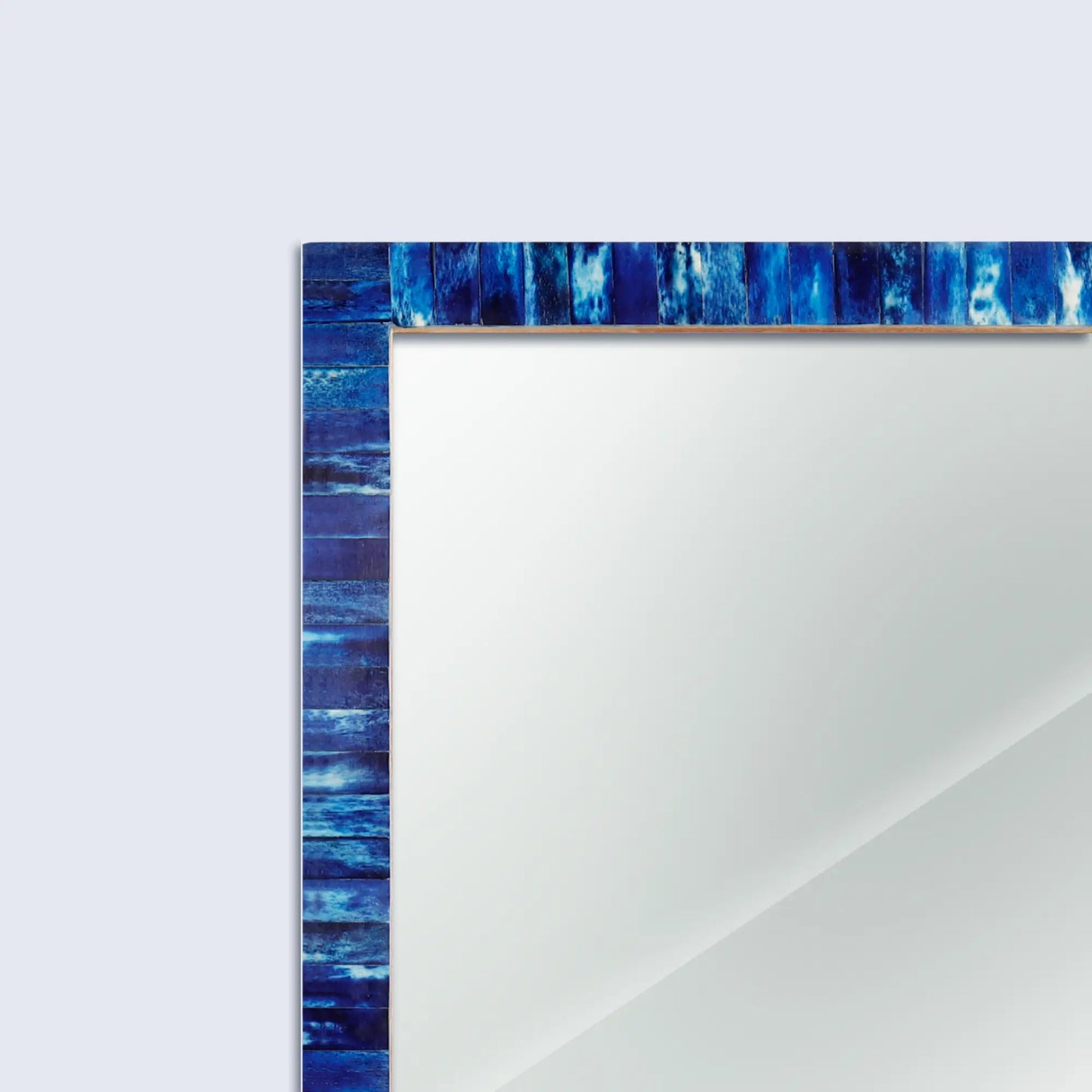 Classic Blue Mirror Bone Inlay Collection in 2 Sizes