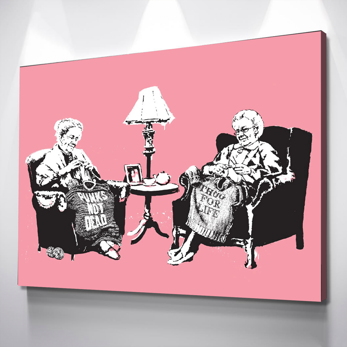 Banksy Prints | Banksy Canvas Art | Banksy Prints for Sale | Grannies Reproduction | Canvas Wall Art