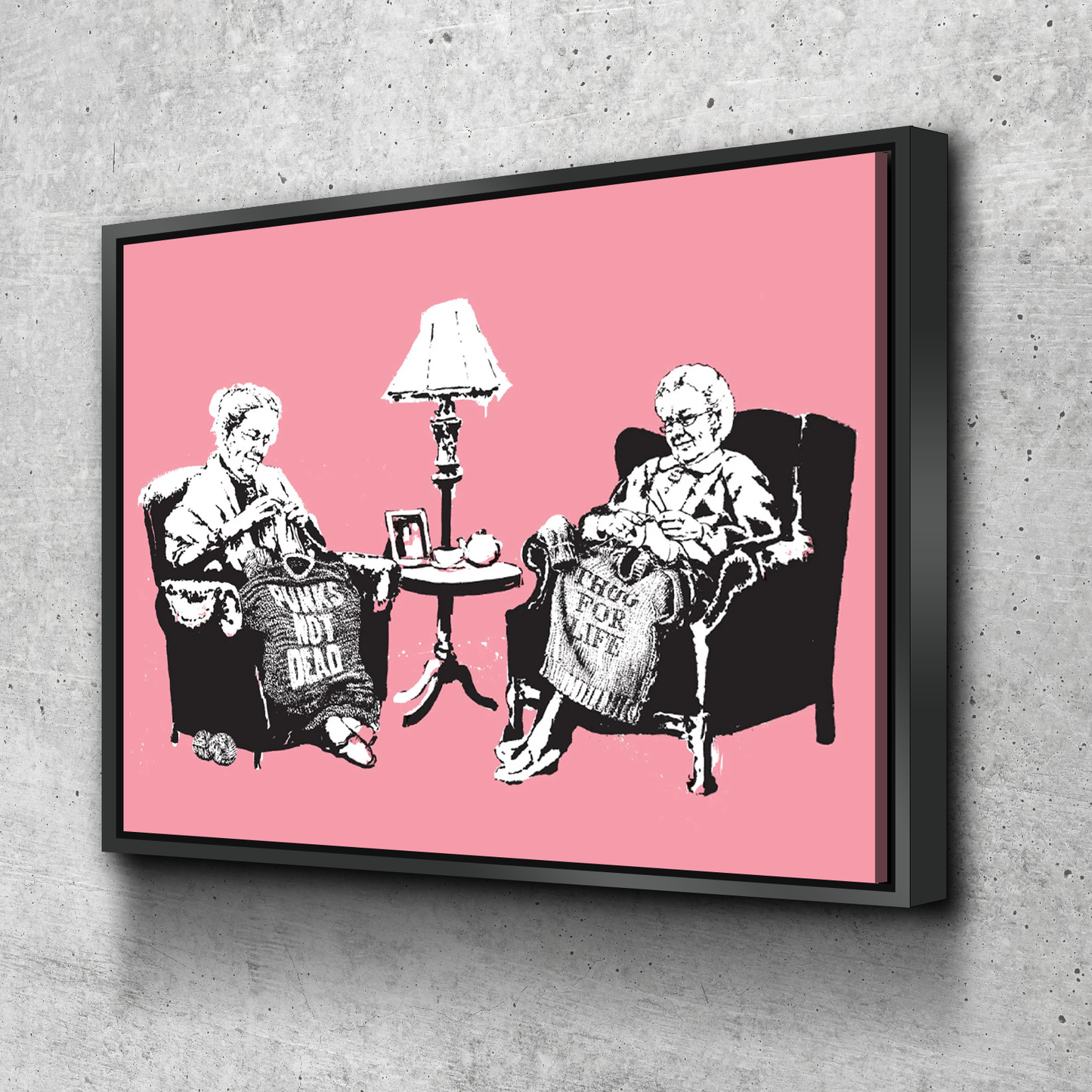 Banksy Prints | Banksy Canvas Art | Banksy Prints for Sale | Grannies Reproduction | Canvas Wall Art