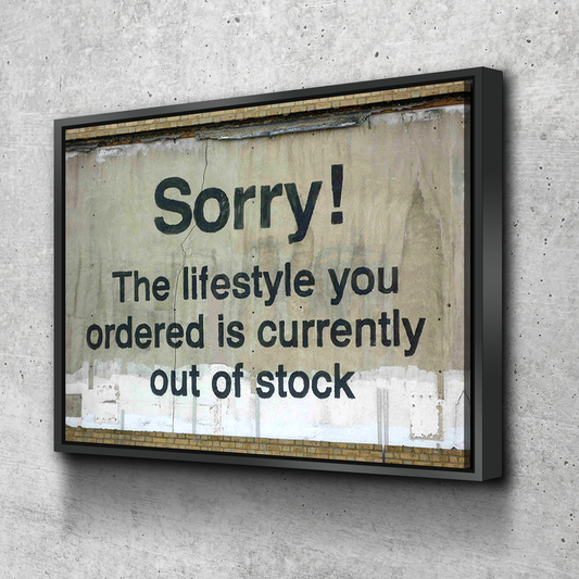 Banksy Prints | Banksy Canvas Art | Banksy Prints for Sale | Banksy Lifestyle Out of Stock Reproduction