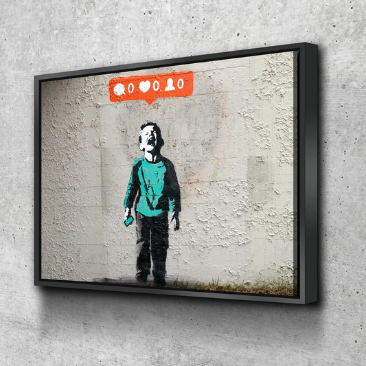Banksy Prints | Banksy Canvas Art | Banksy Prints for Sale | Graffiti Canvas Art | No Followers Reproduction