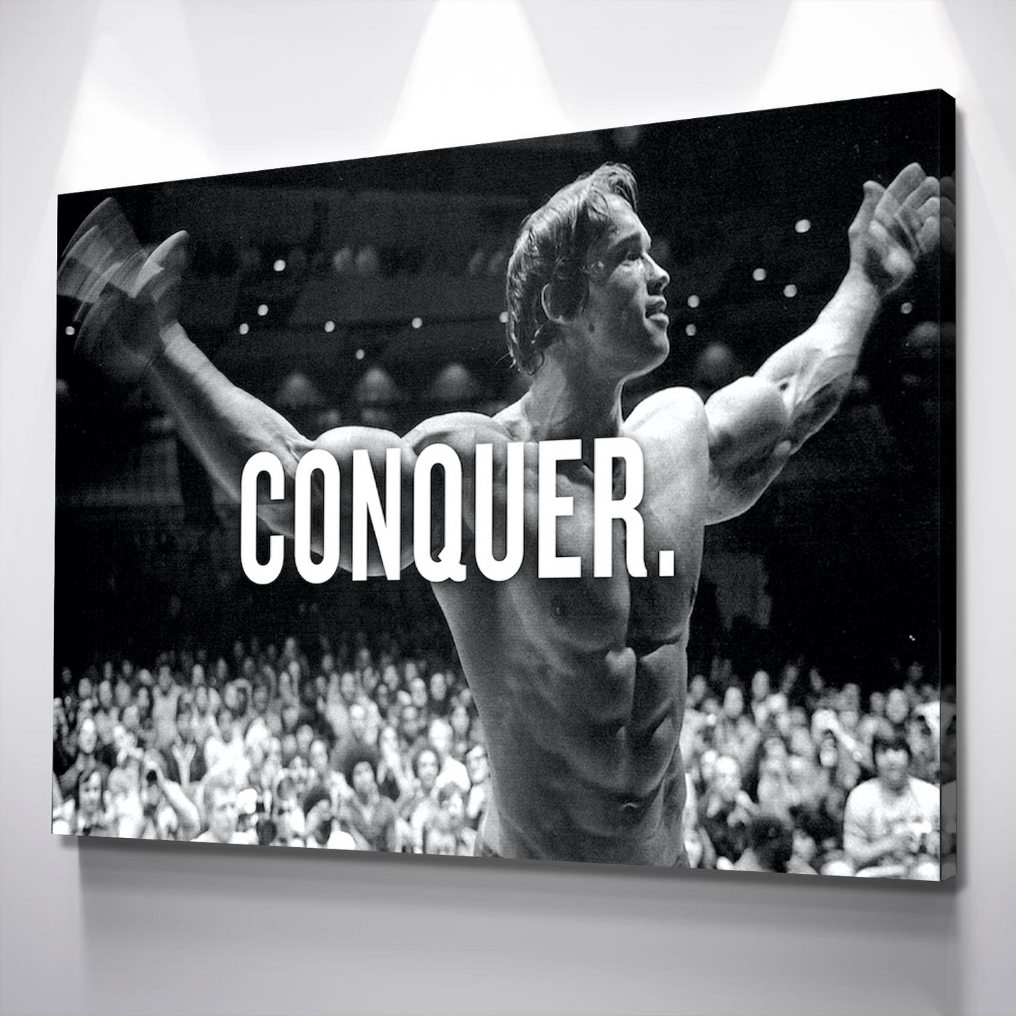 Arnold Conquer Poster Print Canvas Wall Art