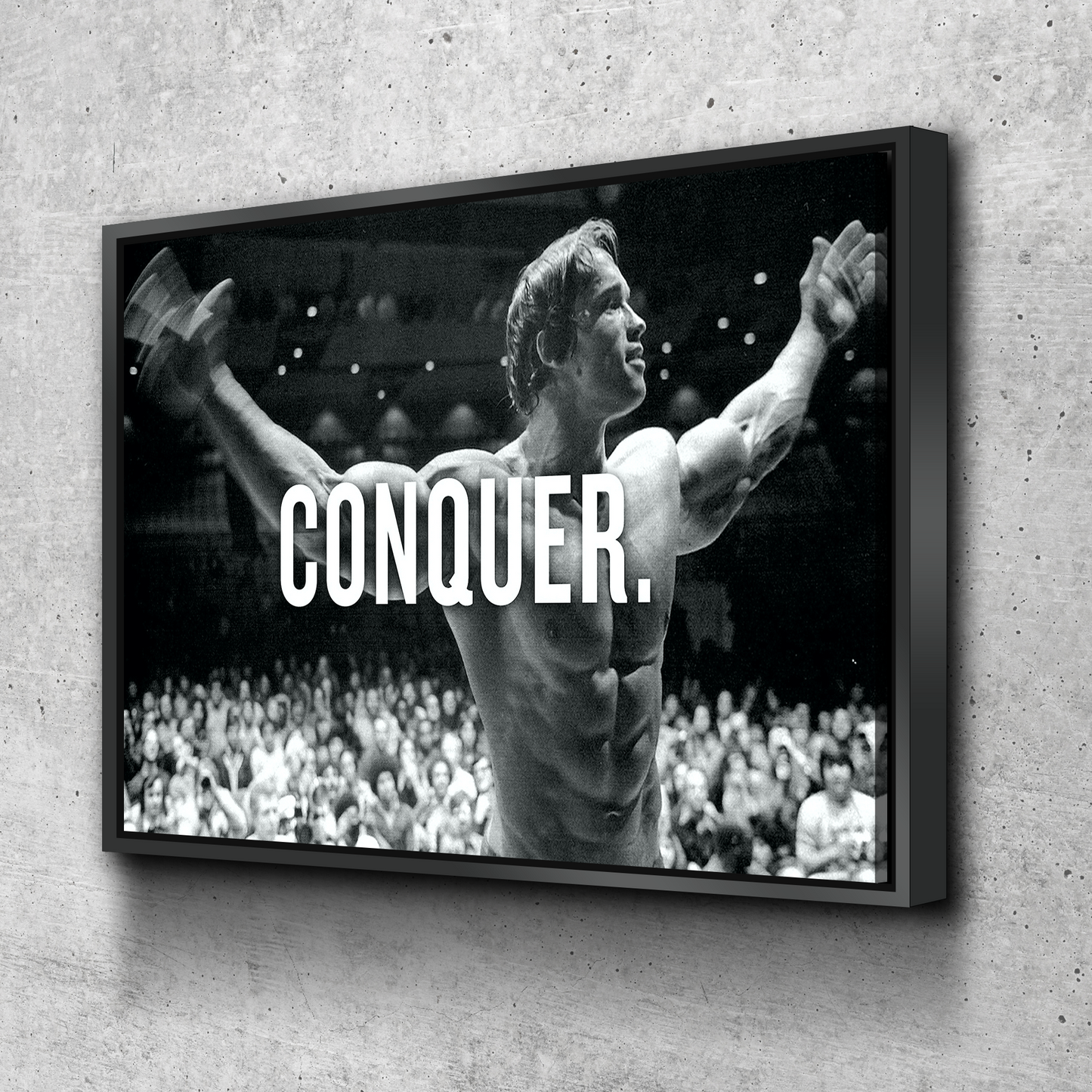 Arnold Conquer Poster Print Canvas Wall Art