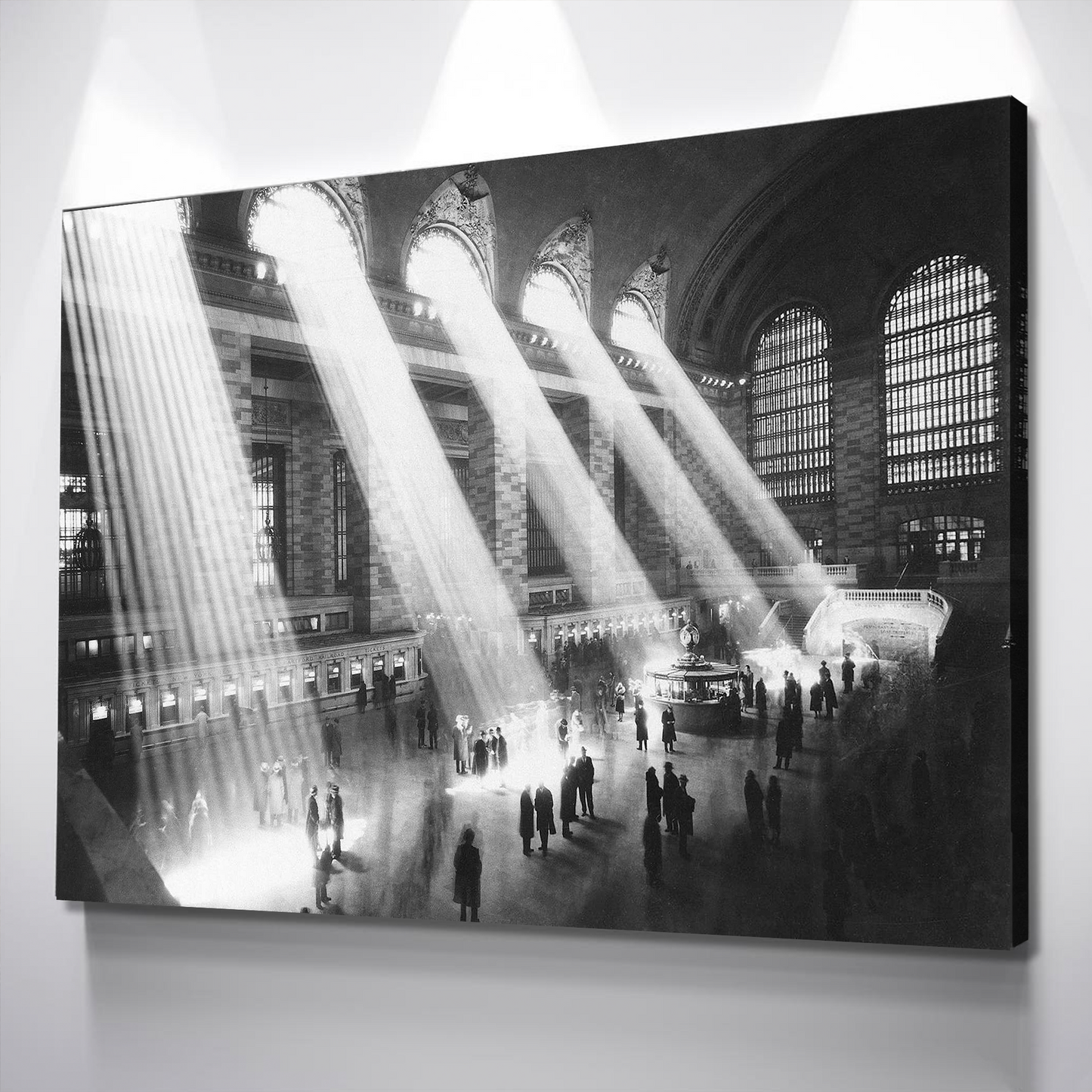 Grand Central Station New York - 1913 - Canvas Wall Art Framed Print Poster- Various Sizes