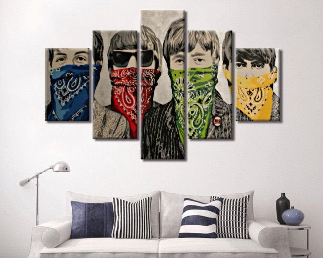 Banksy Prints | Banksy Canvas Art | Banksy Prints for Sale | Graffiti Canvas Art | Banksy Beatles