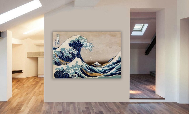 Great Wave off Kanagawa Canvas | Japanese Wall Art – Multi Panel