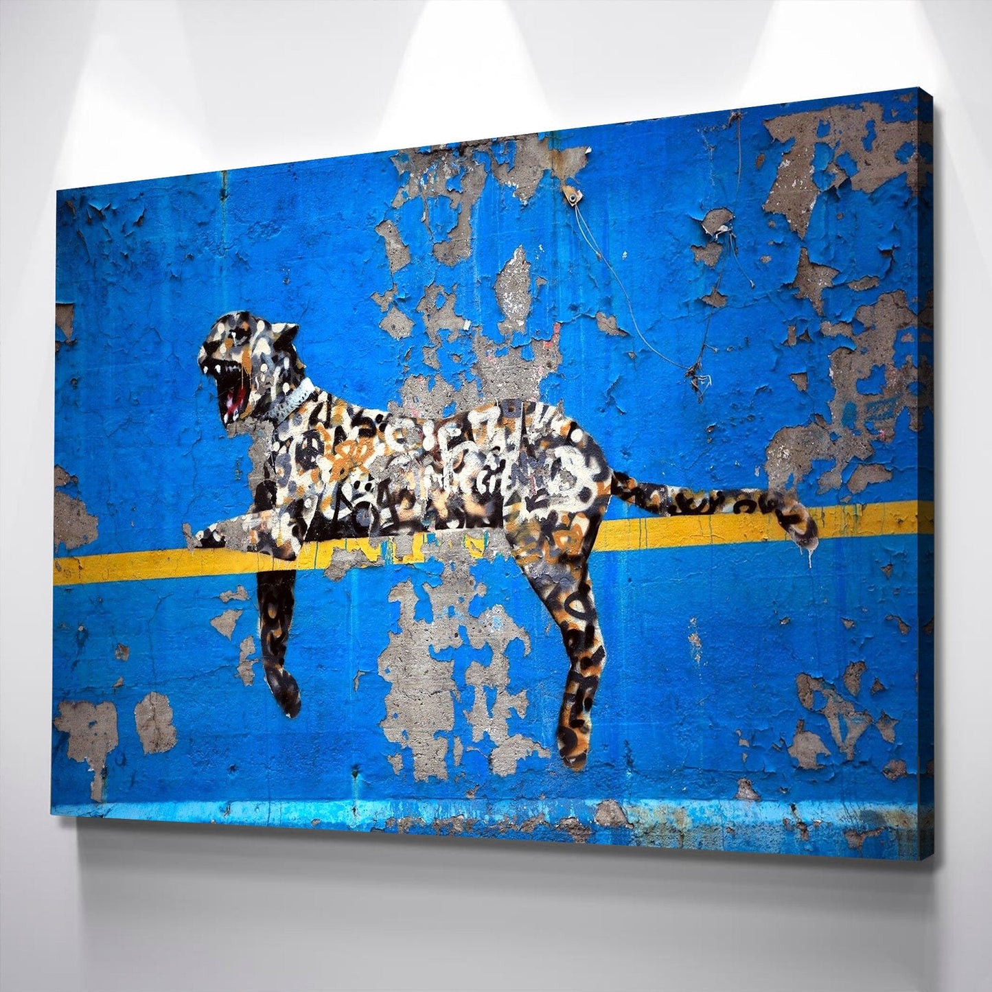 Banksy Prints | Banksy Canvas Art | Banksy Prints for Sale | Graffiti Canvas Art | BANKSY Bronx Zoo Reproduction