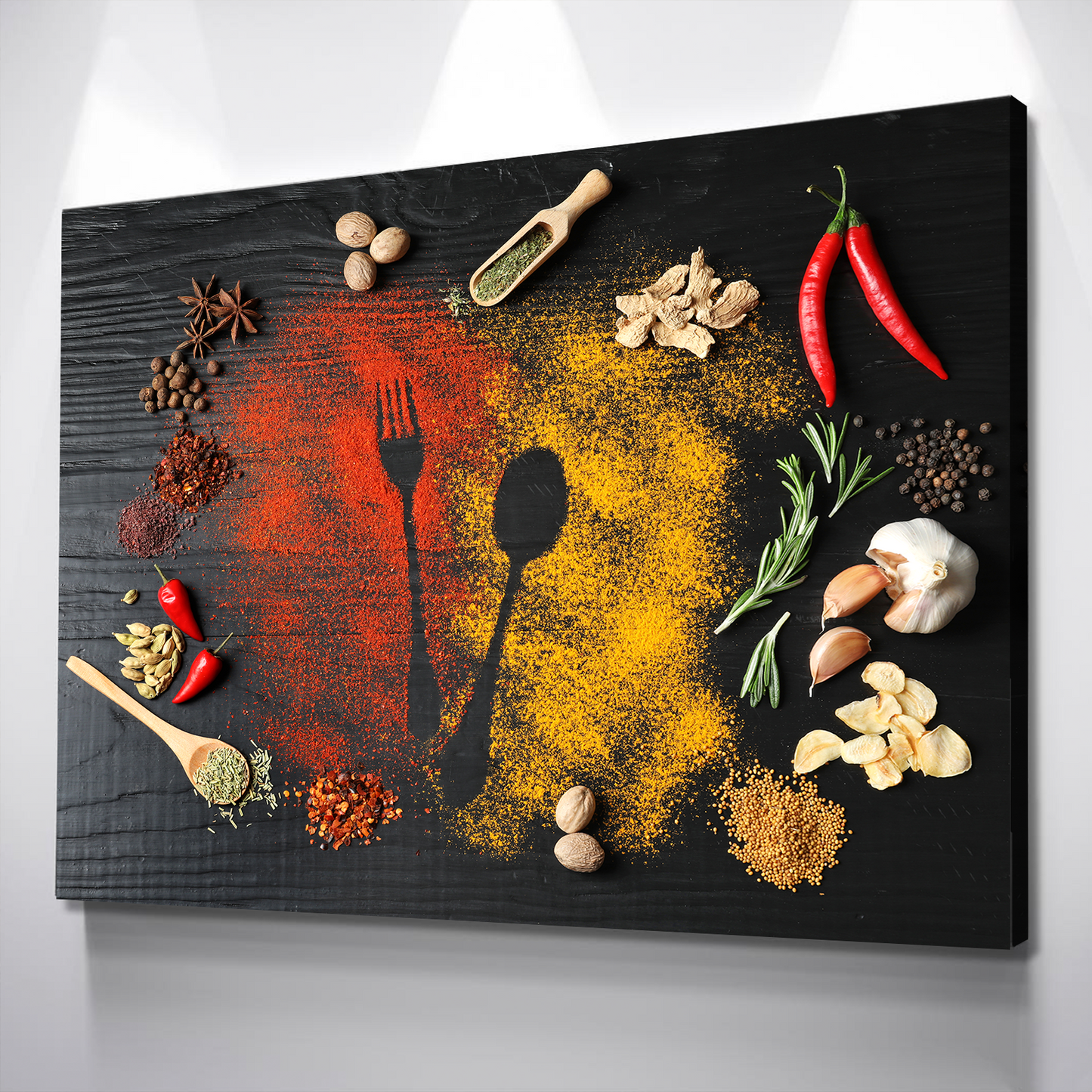 Kitchen Wall Art | Kitchen Canvas Wall Art | Kitchen Prints | Kitchen Artwork | Spices