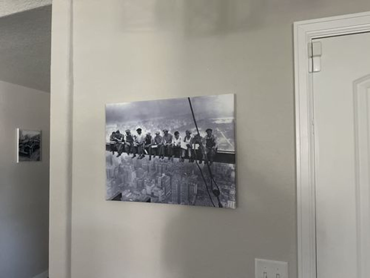 Lunch Atop a Skyscraper Canvas Wall Art – Iconic NYC Construction Photo Print (Framed & Ready to Hang)
