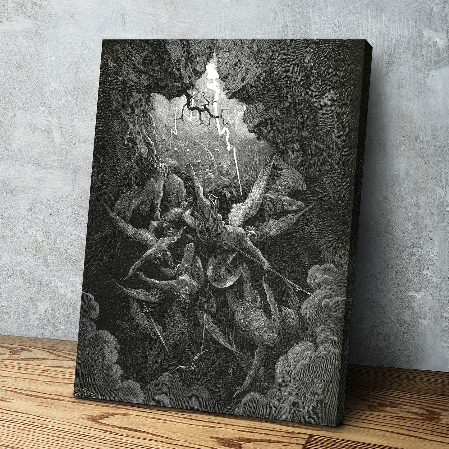The Mouth Of Hell By Gustave Dore Art Print Portrait Vintage Poster Canvas Wall Art Décor Gift