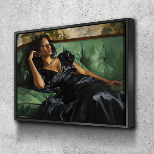 After the Party | African American Wall Art | African Canvas Art | Canvas Wall Art | Black History Month Canvas Art