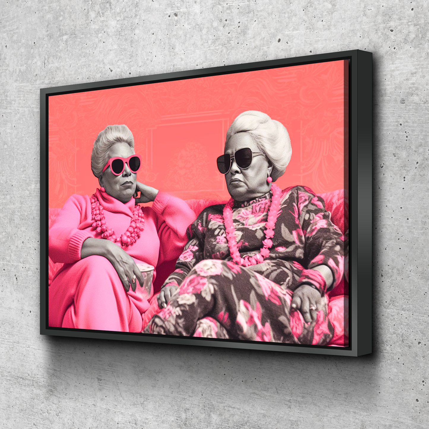 African American Wall Art | African Canvas Art | Canvas Wall Art | Your Cool Grandmas Black History Month Canvas Art