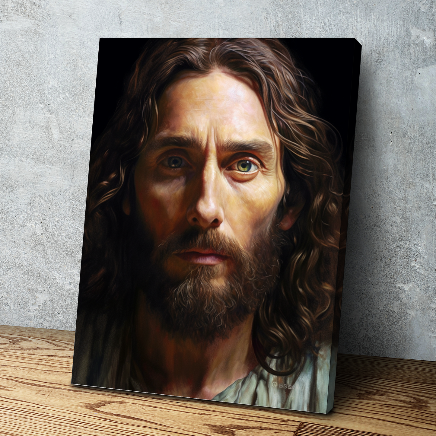 Jesus Christ Canvas Wall Art | Jesus Christ Picture Dark Background | Christian Canvas Wall Art