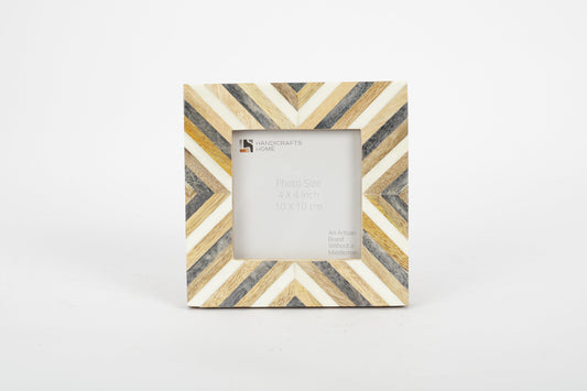 Picture Frames Hypno Daze Pattern Bone & Resin Inlay Collection in 3 Sizes