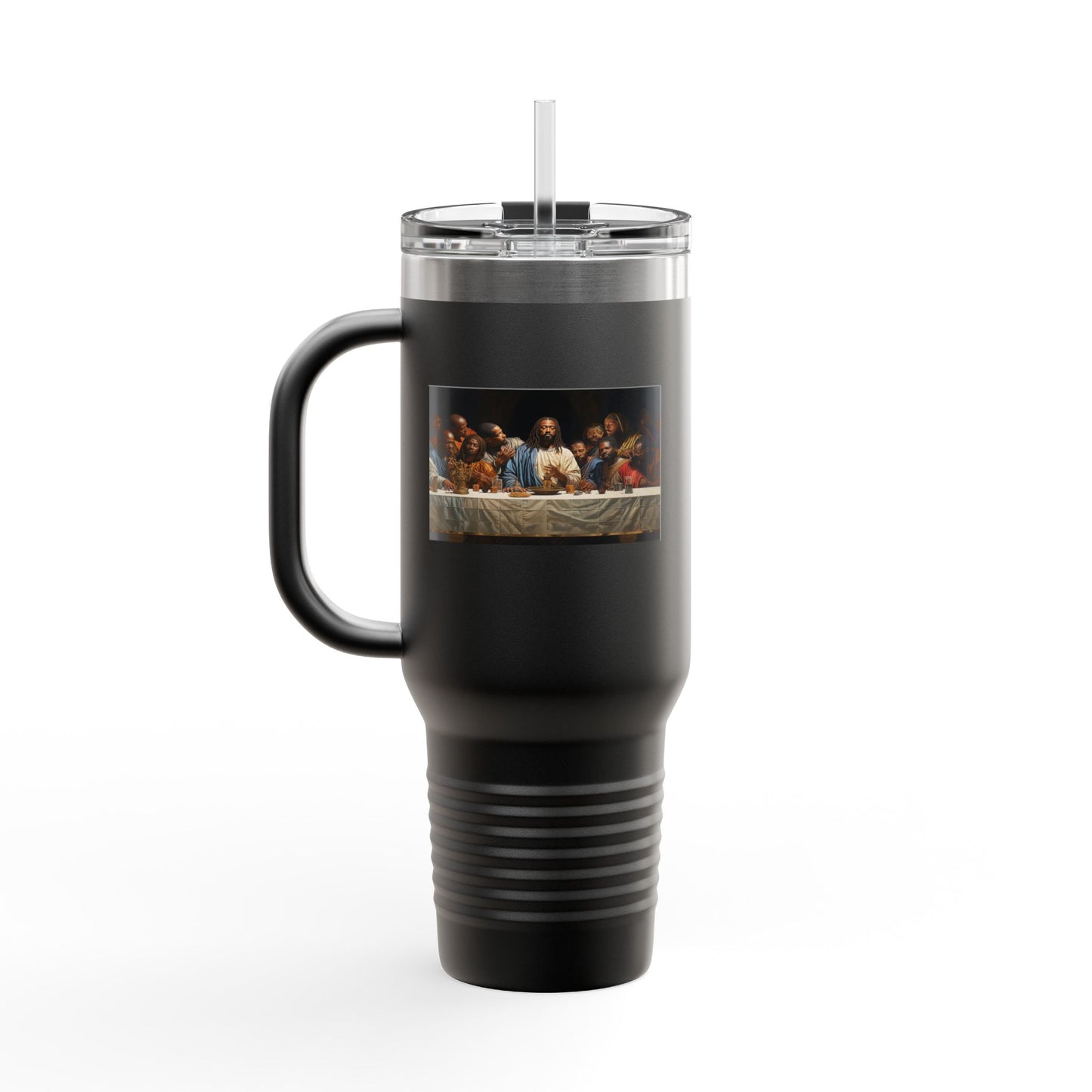 Black Jesus Last Supper Insulated Travel Mug, 40oz African American Art