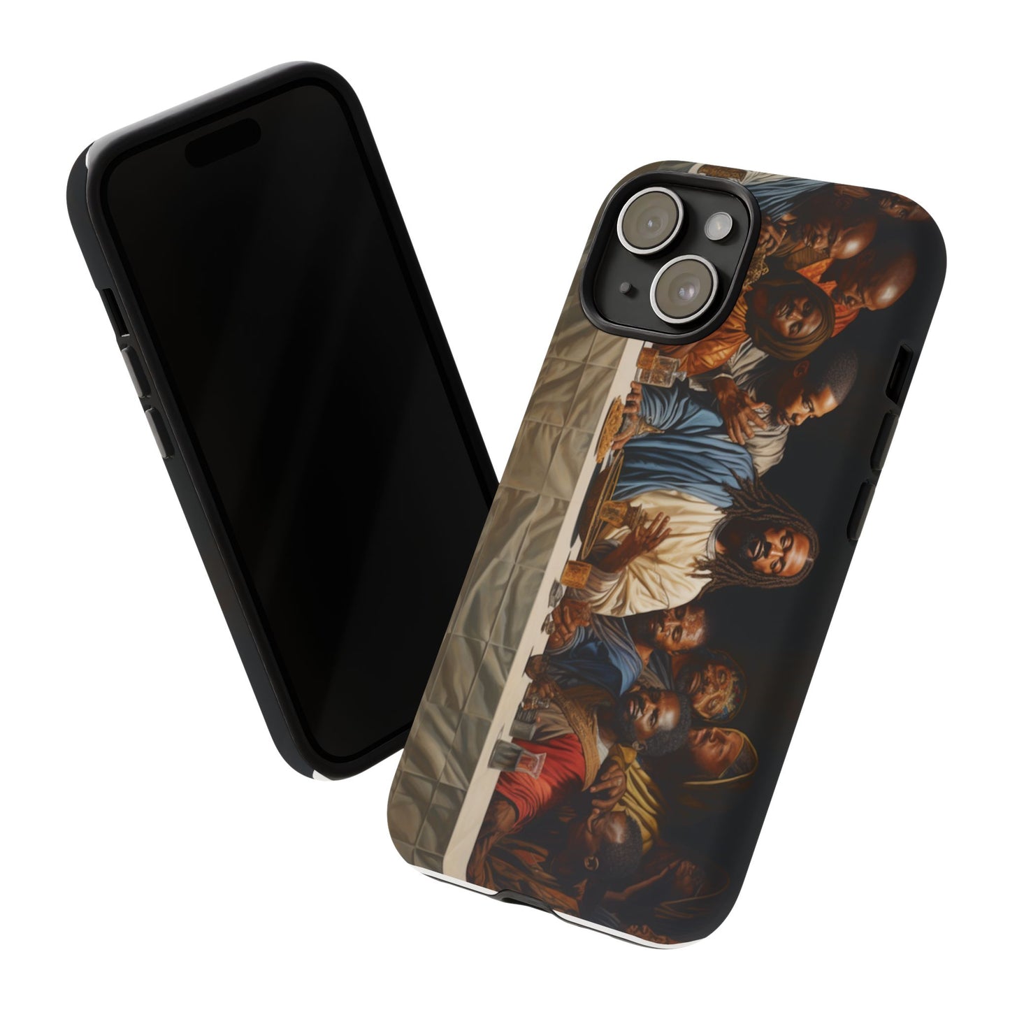 Black Jesus Last Supper Artistic Phone Case African American Art