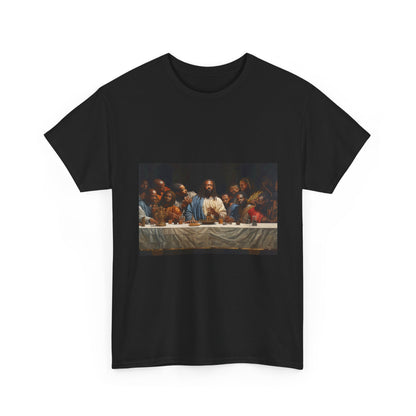 Black Jesus Last Supper Tee African American Art