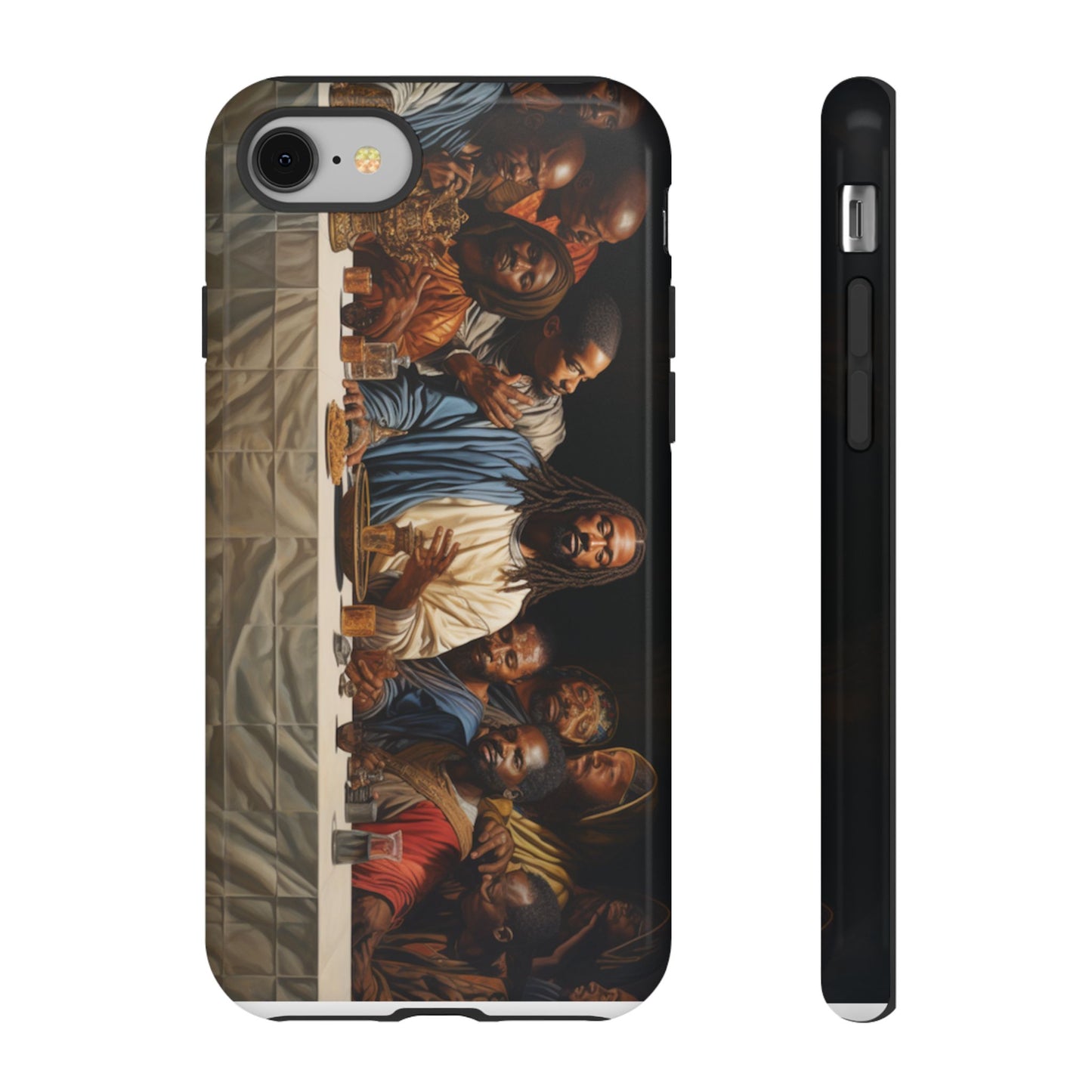 Black Jesus Last Supper Artistic Phone Case African American Art