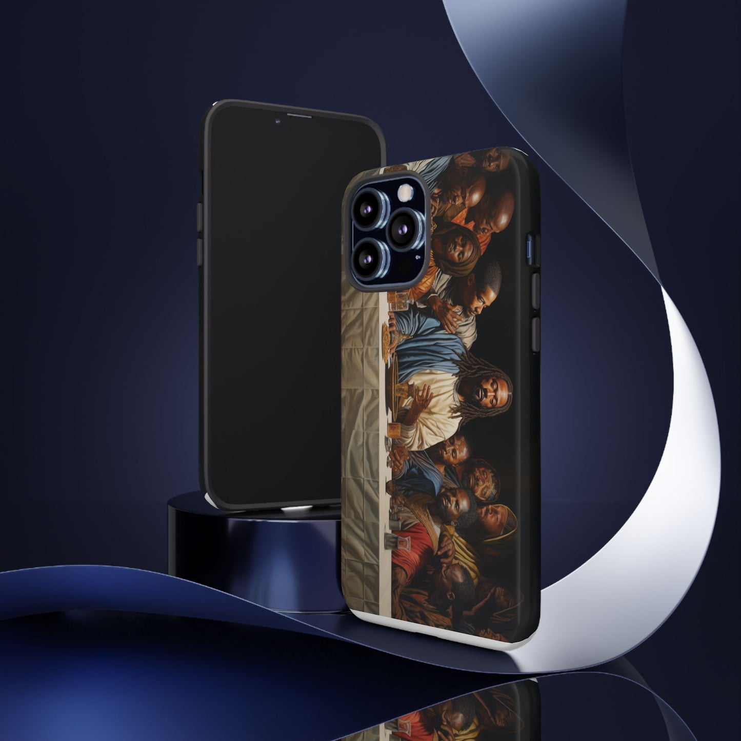 Black Jesus Last Supper Artistic Phone Case African American Art